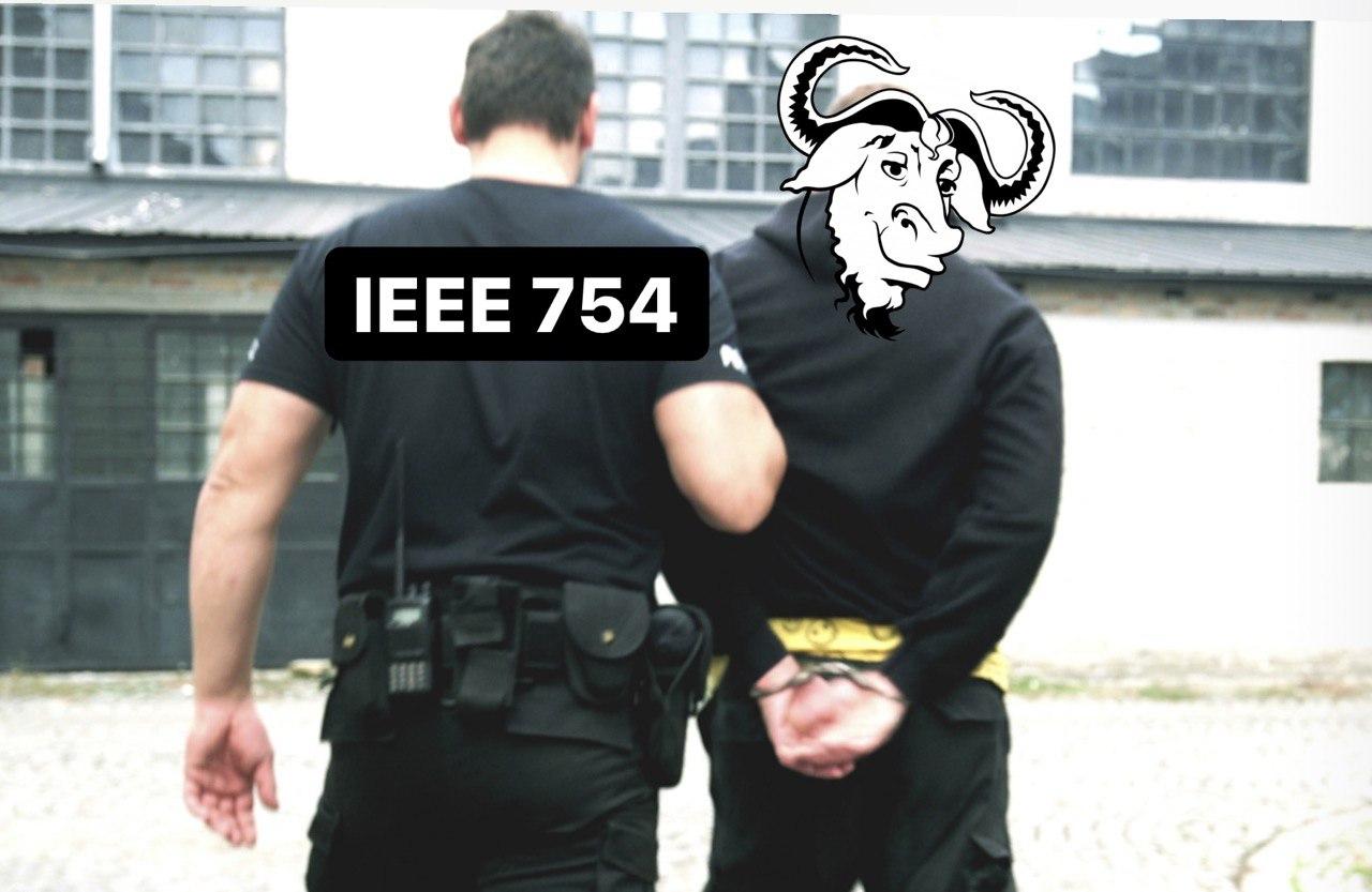 GCC Handcuffed by IEEE 754