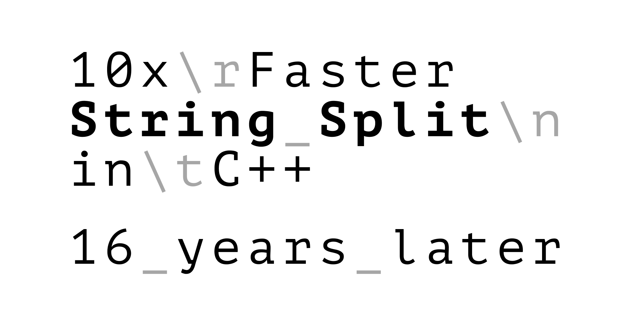 Splitting Strings in C++